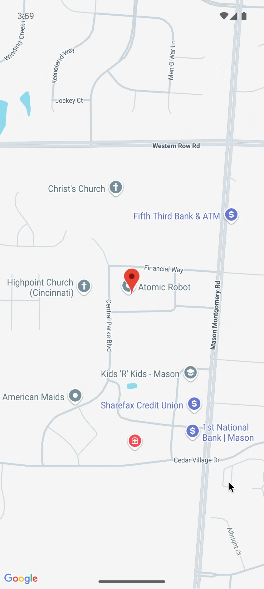 GMap touch gestures on Android emulator