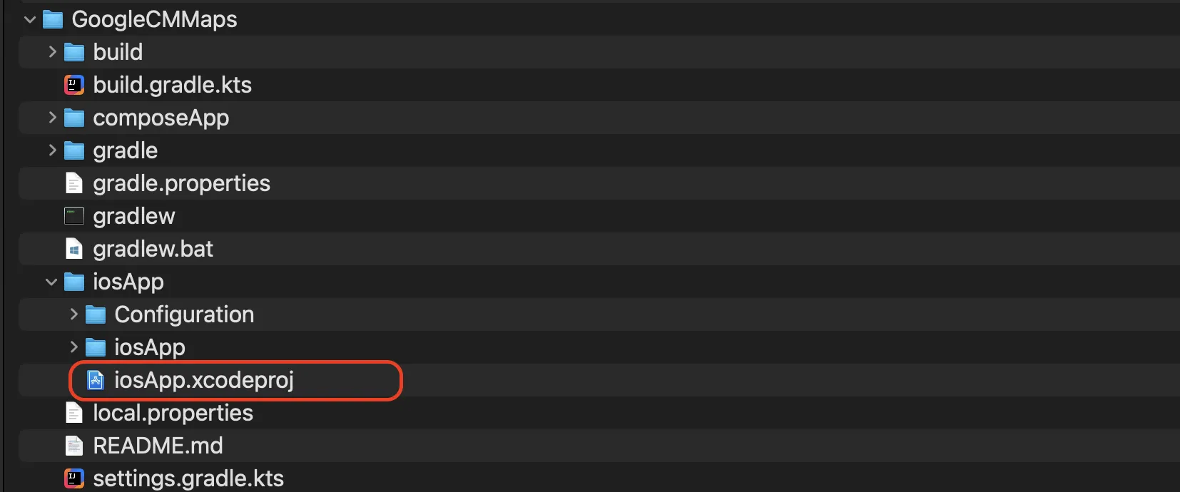 iOSApp Folder structure